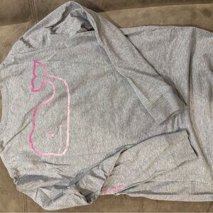 Vineyard Vines Gray Tee with White Logo